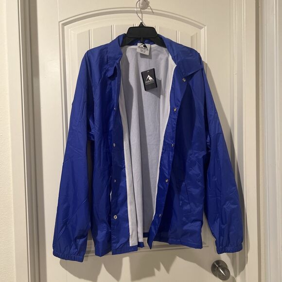 Augusta Sportswear Men’s Snap Up Water- Resistant Windbreaker Jacket Adult XL - Picture 6 of 10
